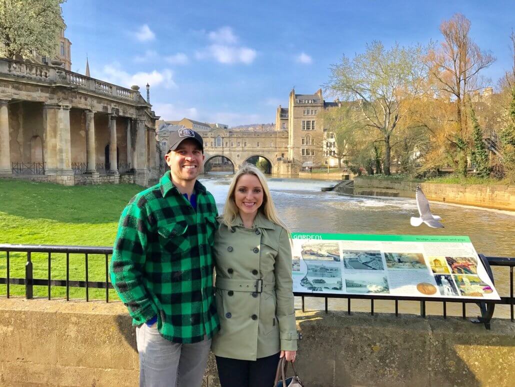 Pulteney bridge in the background