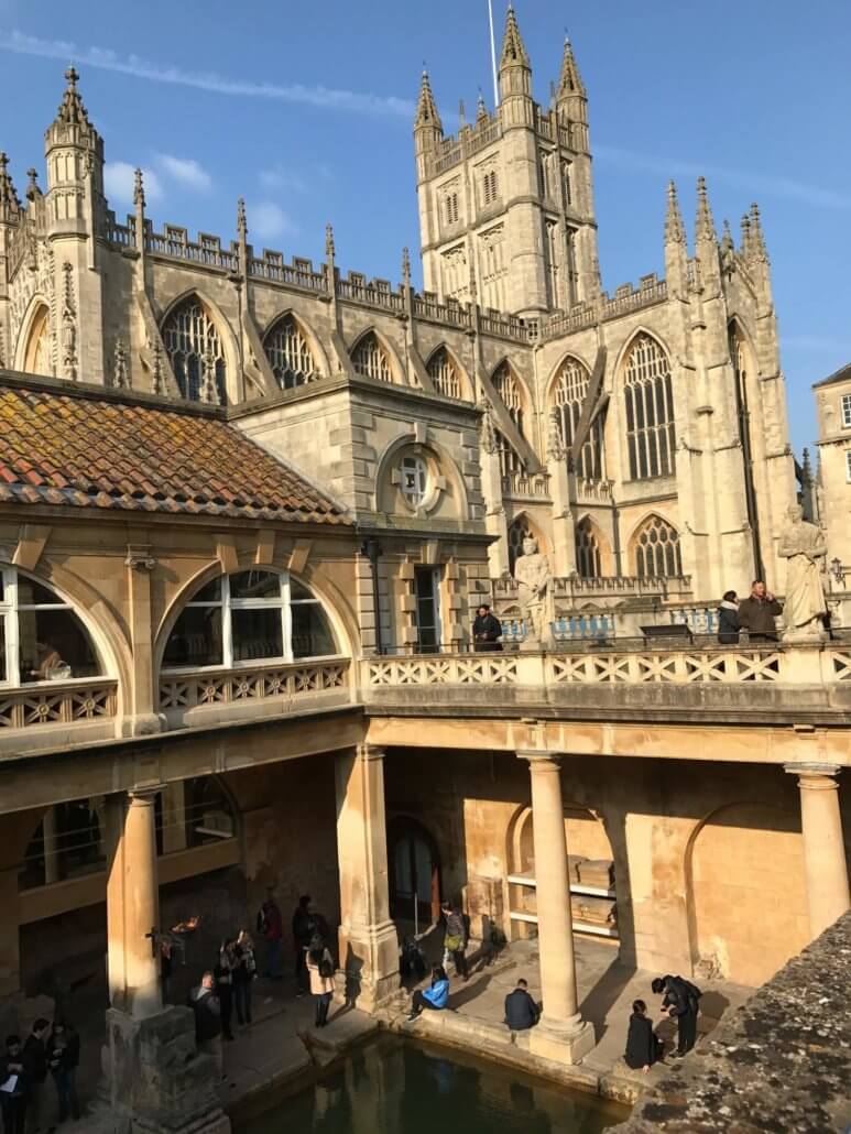 View at the Upper Level of the Roman Bath House
