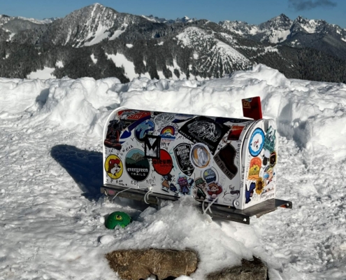Mailbox Peak near Snoqualmie Pass in Washington